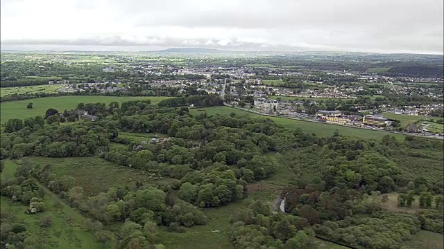 从利尼湖到基拉尼-鸟瞰图-明斯特，Co Kerry，爱尔兰视频素材