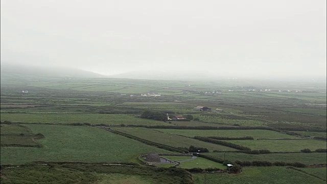 画廊演讲-鸟瞰图-明斯特，Co Kerry，直升机拍摄，空中视频，电影，建立拍摄，爱尔兰视频素材