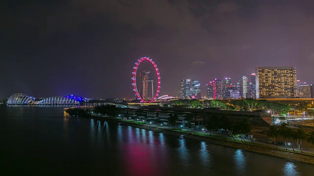 新加坡城市间隔拍摄视频素材