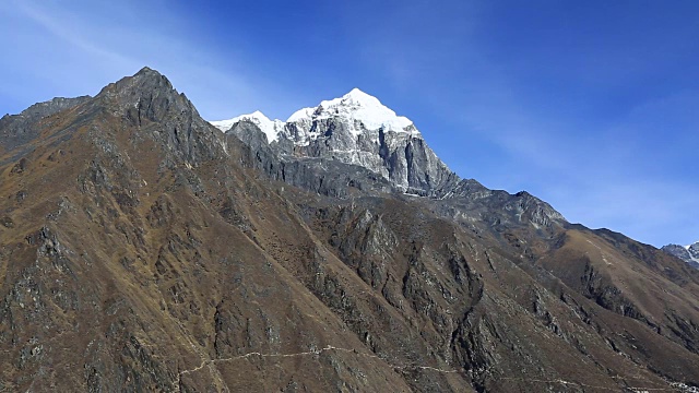 喜马拉雅山脉，萨加玛塔国家公园，尼泊尔视频素材