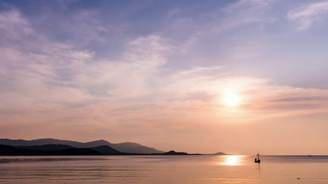 海上日落视频素材