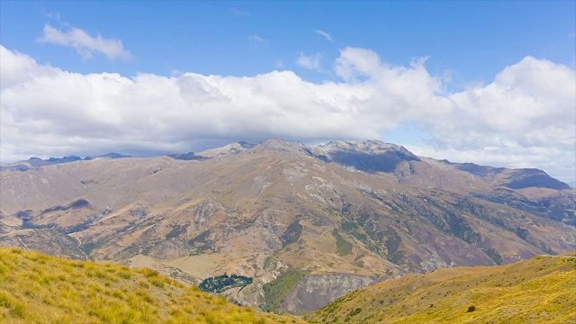 新西兰皇冠山脉路景区视频素材