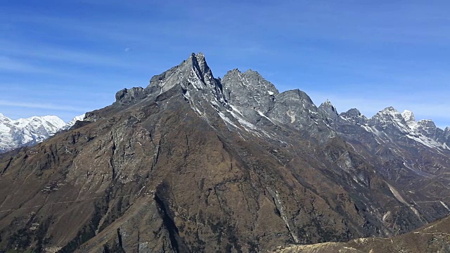 喜马拉雅山脉，萨加玛塔国家公园，尼泊尔视频素材