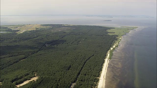 Peenemunde博物馆鸟瞰图- Mecklenburg-Vorpommern，德国视频素材