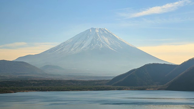 时间流逝:日本富士山视频素材