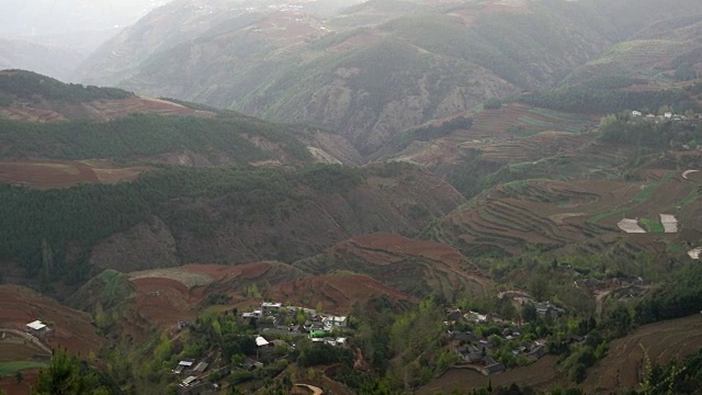 东川红土景观视频素材