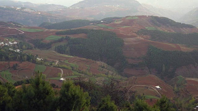 东川红土景观视频素材