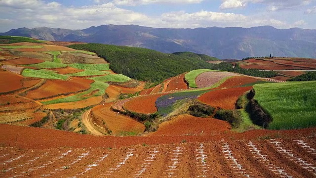 东川红土景观视频素材