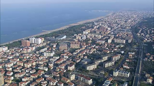 Pescara - Aerial View - Abruzzo，省份，Pescara, Italy视频素材