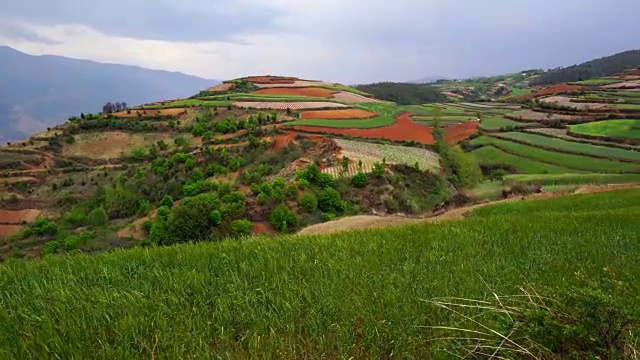 东川红土景观视频素材