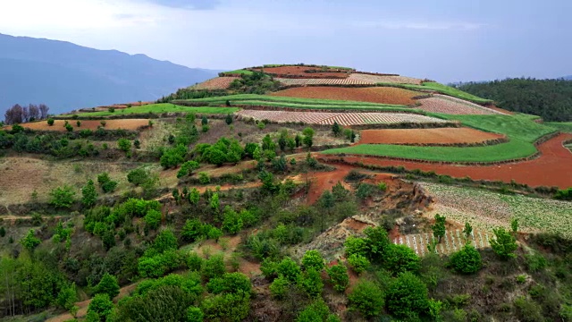 东川红土景观视频素材