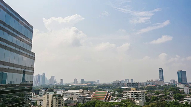 HD Time Lapse:大城市的公司建筑视频素材