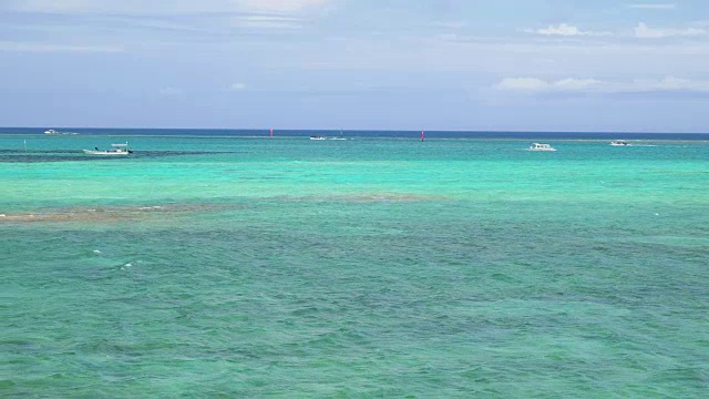 4K，蓝天碧海。日本冲绳视频素材