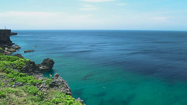 4K,大海。冲绳,日本视频素材