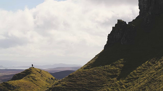 Isle Skye (Quiraing)跑步视频素材