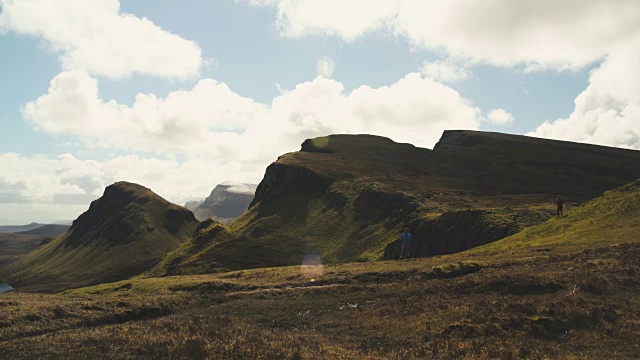 Isle Skye (Quiraing)跑步视频素材