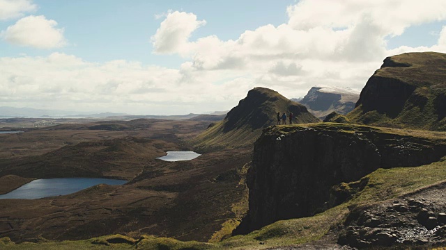 Isle Skye (Quiraing)跑步视频素材