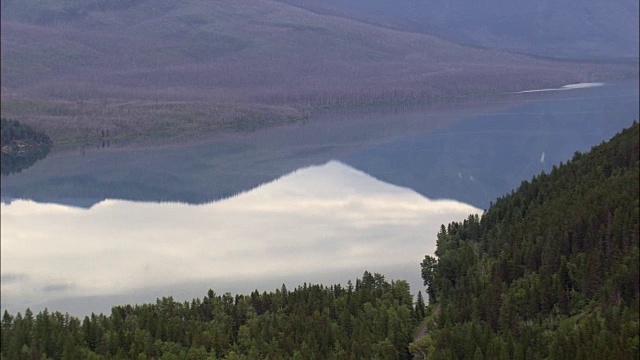 沉思山脉-鸟瞰-蒙大拿，平头县，美国视频素材