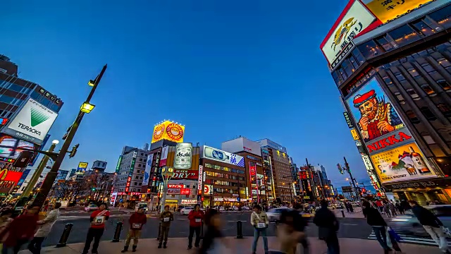 日本札幌须木野大街视频素材