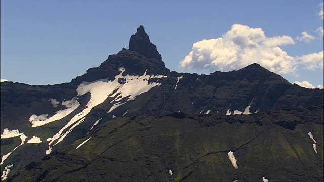 飞行员峰在北阿布萨罗卡荒野-鸟瞰图-怀俄明，帕克县，美国视频素材