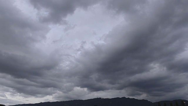 T/L雷云移开视频素材