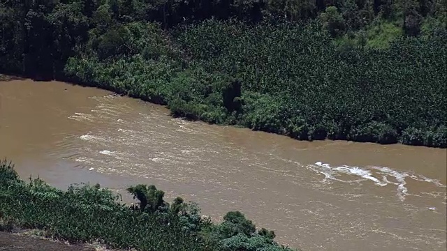 里约热内卢Ribeira De Iguape -鸟瞰图- São Paulo，巴西视频素材