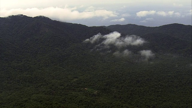 南部边缘国家公园Serra Da Bocaina -鸟瞰图-圣保罗，巴西视频素材