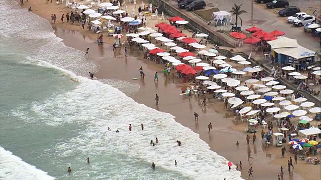 Pero -鸟瞰图-里约热内卢de Janeiro, Cabo Frio，巴西视频素材