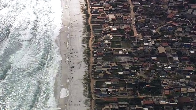 Costa Do Sol -鸟瞰图-里约热内卢de Janeiro, Arraial Do Cabo，巴西视频素材