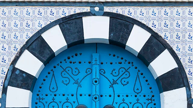 Sidi Bou Said村视频素材