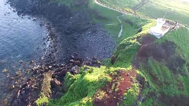 Seopjikoji海滩景观(著名的场景和戏剧场景)视频素材