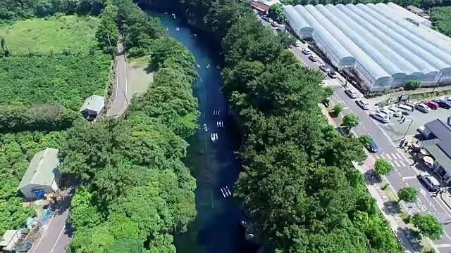 Soesokkak河鸟瞰图(美丽的风景区)视频素材