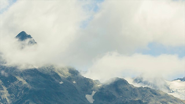 美丽的风景和俯瞰库克山，新西兰视频素材