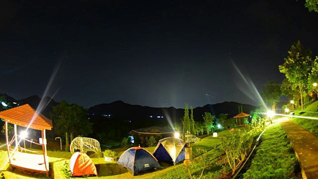 天空夜晚时光流逝视频素材