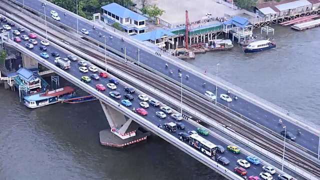 曼谷的道路交通视频下载