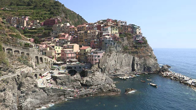 Manarola，五个地球，意大利视频素材