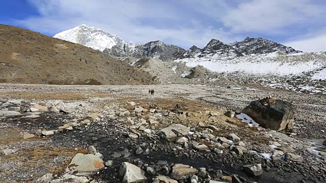 杜格拉山口，萨加玛塔国家公园，喜马拉雅山脉，尼泊尔视频素材