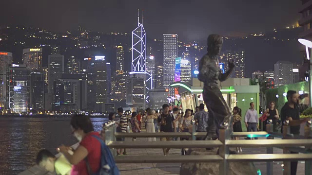 香港夜景的时间流逝视频素材