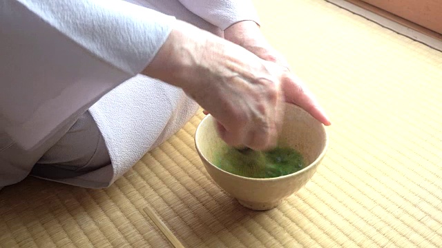 传统茶道“茶道”视频素材