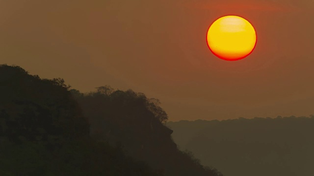 日出,时间流逝视频素材