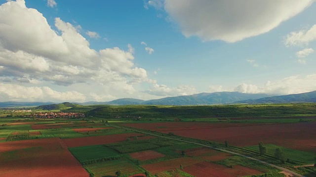 乡村景观-航拍视频视频下载