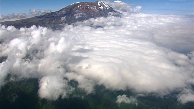 乞力马扎罗山的风景视频素材