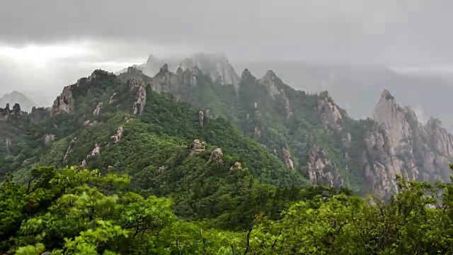 雪山和云海视频素材