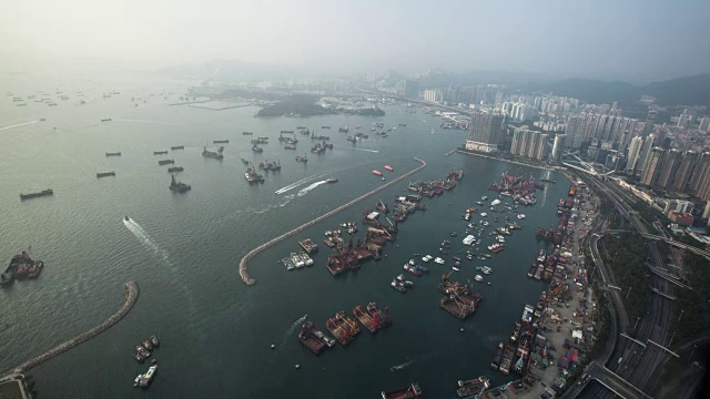 香港城市景观4k时间流逝视频下载