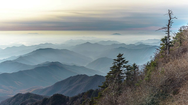 基里桑山的风景视频素材