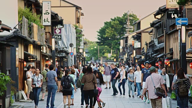 京都步行街视频素材