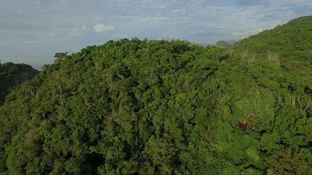 从山上俯瞰科帕卡巴纳视频素材