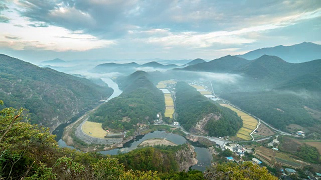 观卧柳峰、云海视频素材