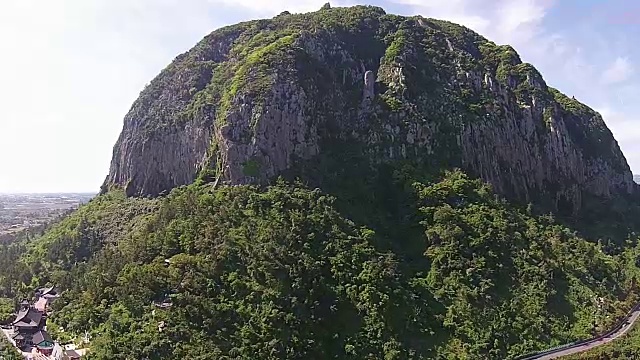 济州岛三帮山鸟瞰图视频素材