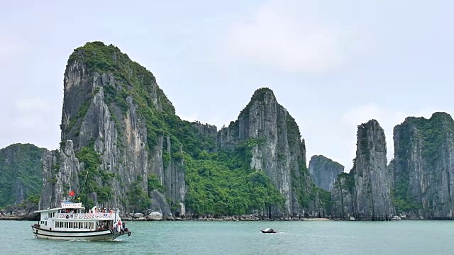 越南下龙湾。视频素材